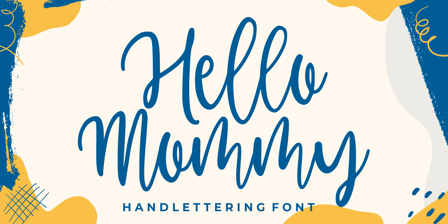 Hello Mommy Regular Font preview